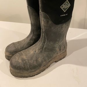 Muck Boots Chore ST (steel toe), size 11, black